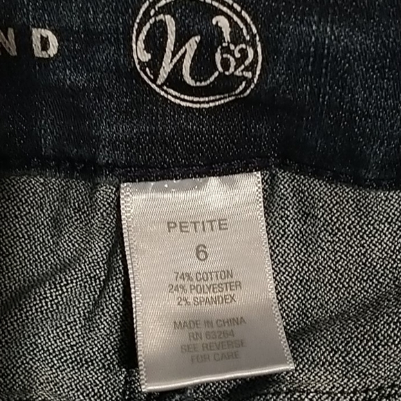 W62 Boyfriend Capris Jeans. Sz P6. - Picture 5 of 11